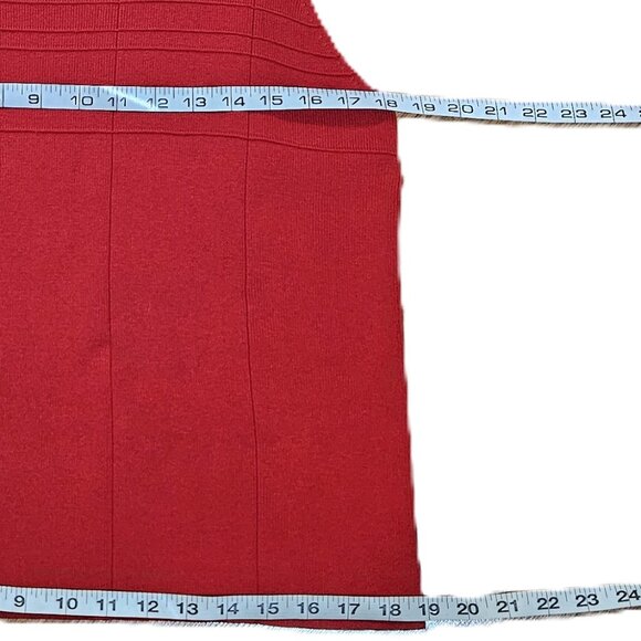 Christopher & Banks Sleeveless Mock Neck Knit Top Windowpane detail - Picture 4 of 7